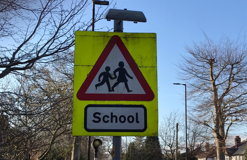 School sign