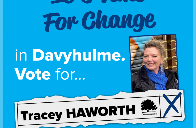 Vote for Tracey Haworth